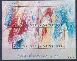 Norway 1989 Art, Paintings Complete Souvenir Sheet MNH - Ungebraucht