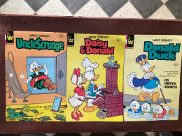 3 COUVERTURES BD  Walt Disney  UNCLE SCROGGE  Whittman Comics - Andere & Zonder Classificatie