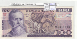 BILLETE MEXICO 100 PESOS 1981 P-74a.4  - Other - America