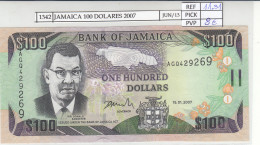 BILLETE JAMAICA 100 DOLARES 2007 P-84c  - Other - America