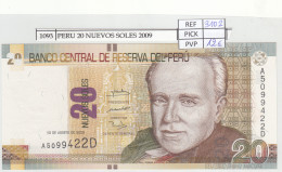 BILLETE PERU 20 NUEVOS SOLES 2009 P-183a  - Other - America