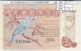 BILLETE SURINAME 2.5 GULDEN 1985 P-119a - Altri – America