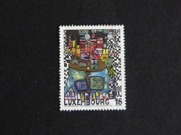 LUXEMBOURG LUXEMBURG YT 1310 OBLITERE - HUNDERTWASSER / LE ROI DES ANTIPODES - Gebraucht