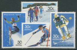 Australien 1984 Skisport Abfahrt Slalom Skilanglauf 875/78 Postfrisch - Mint Stamps