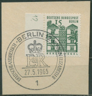 Berlin 1964/65 Kleine Bauwerke Mit Druckerzeichen 243 DZ 12 Gestempelt - Used Stamps