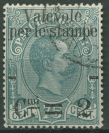Italien 1890 Zeitungsmarke, Paketmarke 4 Mit Aufdruck 64 Gestempelt - Oblitérés