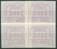 Griechenland 1988 Automatenmarken MAXHELLAS '88 ATM 8.1 S2 Postfrisch - Machine Labels [ATM]