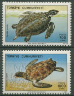 Türkei 1989 Tiere: Meeresschildkröten 2871/72 Postfrisch - Unused Stamps