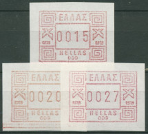 Griechenland 1984 Automatenmarken Wert Automatennummern ATM 1 S1 Postfrisch - Automatenmarken [ATM]