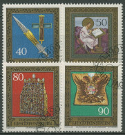 Liechtenstein 1977 Wiener Hofburg Reichsjuwelen 673/76 Gestempelt - Oblitérés