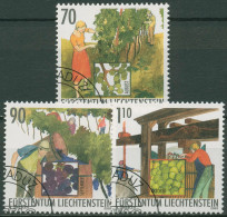 Liechtenstein 2003 Jahr Des Winzers Winzerarbeit Im Herbst 1322/24 Gestempelt - Used Stamps