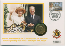 Belgien 1997 Königin Paola Numisbrief 20 Francs (N74) - 20 Francs