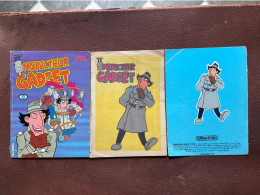 3 COUVERTURES BD  Inspecteur Gadget - Sonstige & Ohne Zuordnung