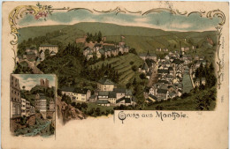 Gruss Aus Montjoie - Litho - Monschau