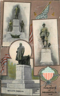 73508255 Indianapolis Monuments Morton Lawton Benjamin Harrison - Otros & Sin Clasificación