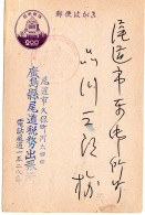 77838 - Japan - 1951 - ¥2 Parlament GAKte SoStpl. ONOMICHI - 6.INT BOXWETTKAEMPFE, Als OrtsKte, Abs Finanzamt Onomichi - Briefe U. Dokumente