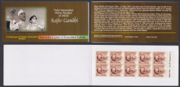 Inde India 2009 Mint Stamp Booklet Rajiv Gandhi, Jawaharlal Nehru, Politician, Political Leader, Prime Minister - Altri & Non Classificati