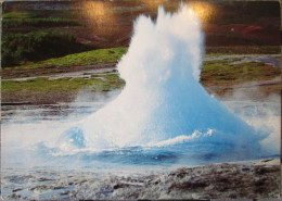 ISLAND ICELAND REYKJAVIK STROKKUR HAUKADAL CARTE POSTALE POSTCARD ANSICHTSKARTE POSTKARTE CARTOLINA PHOTO CARD KARTE - Islanda