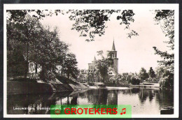 LEEUWARDEN Dominicuskerk Met Stadsgracht 1953  - Leeuwarden