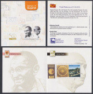 Inde India 2009 Mint Stamp Booklet Stamps Of Gujarat, Mahatma Gandhi, Sardar Vallabbhai Patel, Indian Independence - Altri & Non Classificati