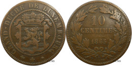 Luxembourg - Grand-Duché - Willem III - 10 Centimes 1865 A - TB/VF30 - Mon5670 - Luxembourg