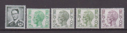 BELGIË - OBP - 1967/75 - M1/5 - MNH** - Briefmarken [M]