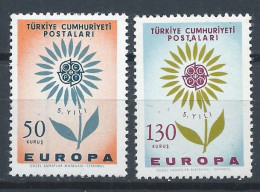 Turquie YT 1697-1698 Neuf Sans Charnière XX MNH Europa 1964 - Ungebraucht