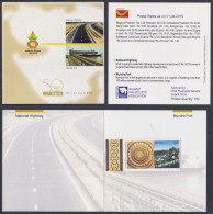 Inde India 2010 Mint Stamp Booklet Gujarat, Mundra Port, National Highway, Infrastructure - Other & Unclassified