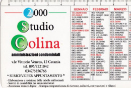 Calendarietto - Studio Colina - Catania - Anno 2000 - Petit Format : 1991-00