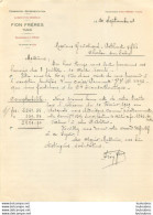 TUNIS FION FRERES COMMISSION REPRESENTATION ALIMENTATION 1918 - Autres & Non Classés