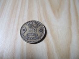 Maroc - 20 Francs Mohammed V 1952.N°570. - Maroc