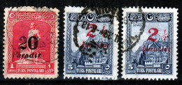 Turkey / Türkei 1929 ⁕ Overprint  Mi.882 & Mi,883 ⁕ 3v Used - Used Stamps