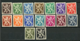BELGIQUE -  LIBÉRATION - N° Yvert 674/689 ** - Unused Stamps