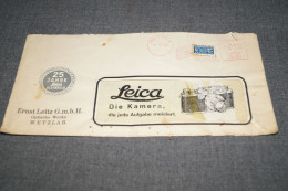 Ancienne Enveloppe Publicitaire Pour Appareil Photo Leïca 1949 (vide ) - Macchine Fotografiche