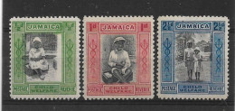 JAMAICA 1923 CHILD WELFARE SET SG 107/107c MOUNTED MINT Cat £25 - Jamaïque (...-1961)