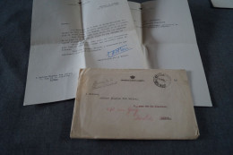 Courrier Original Du Palais Royal,1946 Avec Cachet De Cire - Royal Families