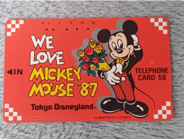 DISNEY - JAPAN - H157 - WE LOVE MICKEY MOUSE '87 - 110-33345 - Disney