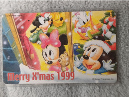 DISNEY - JAPAN - H160 - MERRY X'MAS 1999 - 110-208302 - Disney