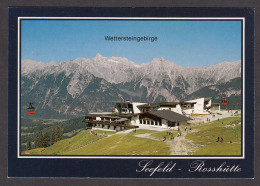 086715/ SEEFELD, Rosshütte Gegen Wettersteingebirge Mit Den Seilbahnen - Seefeld