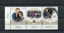 Pitcairn - Mi.Nr. 1026 / 1027 - "Hochzeit Prinz William Und Maghan-Markle" ** / MNH (aus Dem Jahr 2018) - Pitcairn Islands