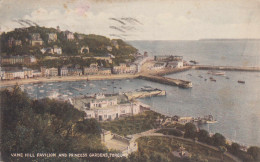 C80. Postcard .Vane Hill Pavilion And  Princess Gdns, Torquay. - Torquay