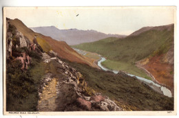 C39. Vintage Postcard.   Precipice Walk, Dolgelley, Merionethshire, Wales - Merionethshire