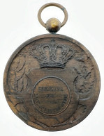 Médaille Avec Béliaire Bronze. Ecole Moyenne De Jeunes Gens. Concours Général 1911. Commune Saint-Josse - Professionnels / De Société