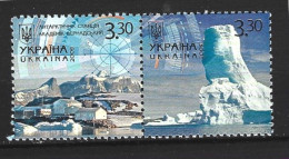 UKRAINE. N°938-9 De 2009. Protection Des Zones Polaires. - Preserve The Polar Regions And Glaciers