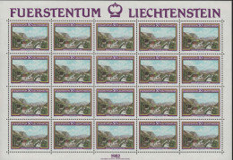 LIECHENSTEIN - KLEINE SAMMLUNG BLÖCKE 1967-1982 ** / L - Blocks & Sheetlets & Panes