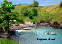 Sao Tome And Principe Islands Lagoa Azul (Blue Lagoon) New Postcard - Sao Tomé E Principe