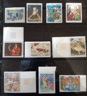 Lot 10 Timbres France Tableaux Neuf - Autres & Non Classés