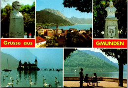 49797 - Oberösterreich - Gmunden , Mehrbildkarte - Gelaufen  - Gmunden