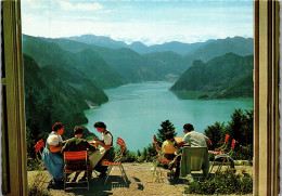 49791 - Oberösterreich - Gmunden , Am Traunsee, Blick Vom Grünberg Auf Den Traunsee Mit Dachstein - Gel. 1980 - Gmunden