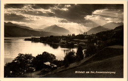 49579 - Kärnten - Millstatt , Am See , Sonnenuntergang , Panorama - Gelaufen  - Millstatt